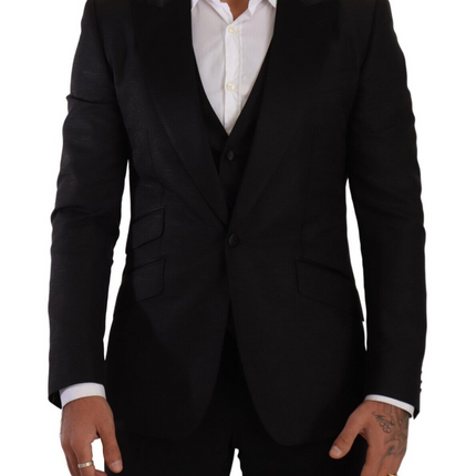 Ensemble de costume noire SICILIA Slim Fit