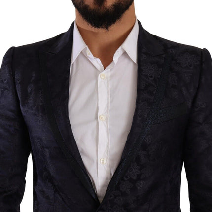 Élégant blazer formel martini bleu foncé