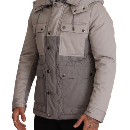 Elegant Lightweight Grey Windbreaker Veste