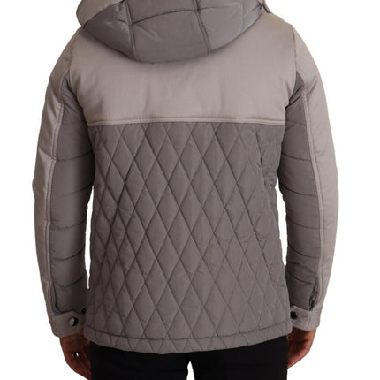 Elegant Lightweight Grey Windbreaker Veste