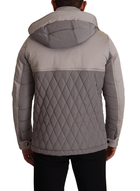 Elegant Lightweight Grey Windbreaker Veste