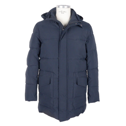 Veste à capuche bleu élégant pour hommes