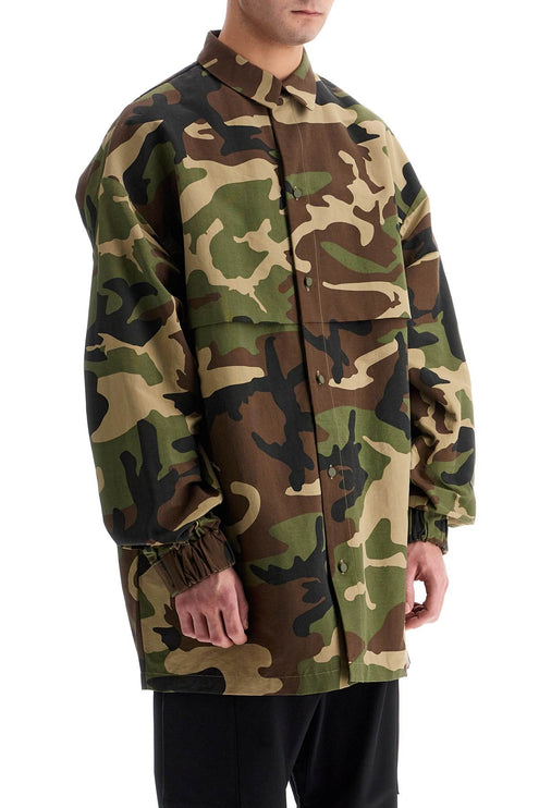 Fear Of God ESSENTIALS nylon camouflage overshirt for