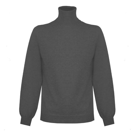 Gray Cashmere Men Sweater