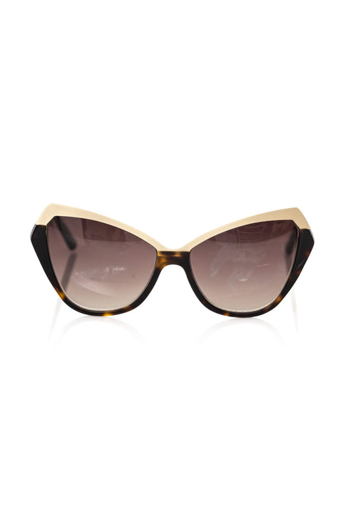 Chique Cat Eye Sunglasses met gouden accenten