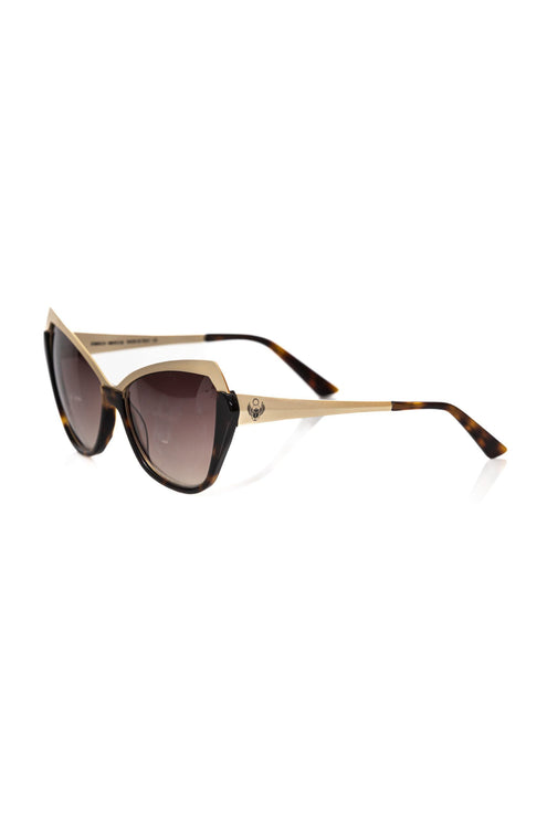 Chique Cat Eye Sunglasses met gouden accenten