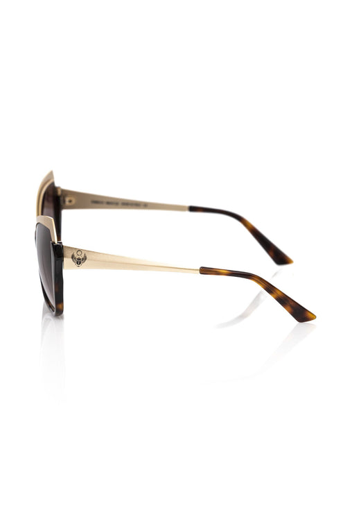 Chique Cat Eye Sunglasses met gouden accenten