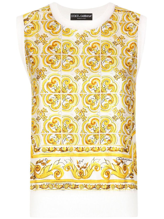 Dolce & Gabbana Top Yellow