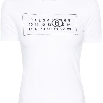 MM6 Maison Margiela T-shirts and Polos White