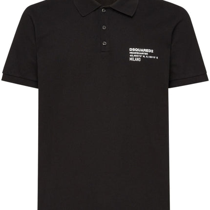 Dsquared2 T-shirts and Polos Black