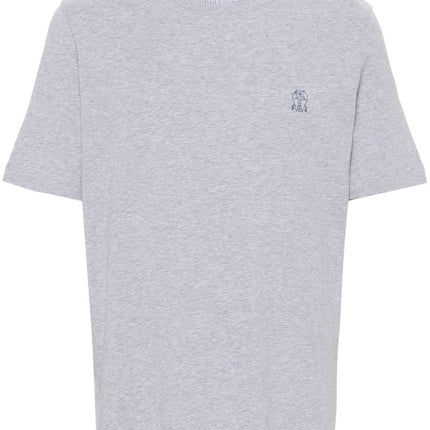 Brunello Cucinelli T-shirts and Polos Grey