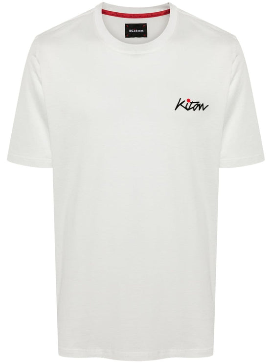 Kiton T-shirts and Polos White