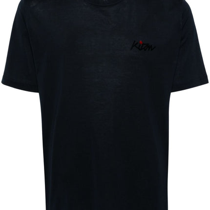 Kiton T-shirts and Polos Blue