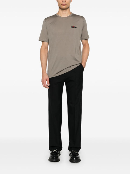 Kiton T-shirts and Polos Grey