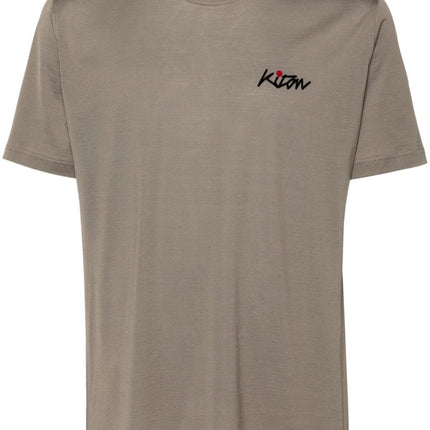 Kiton T-shirts and Polos Grey