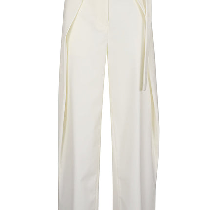 Erika Cavallini Semi-Couture Trousers White