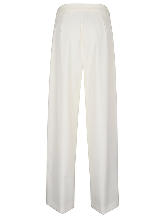 Erika Cavallini Semi-Couture Trousers White