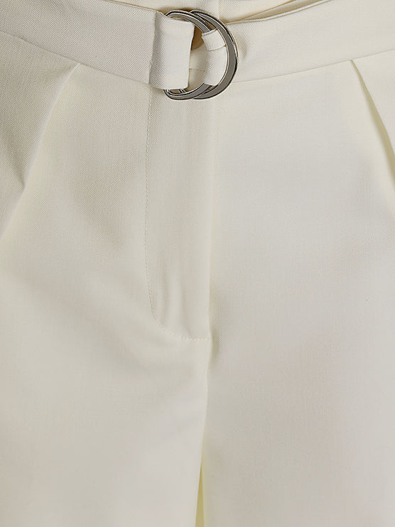 Erika Cavallini Semi-Couture Trousers White