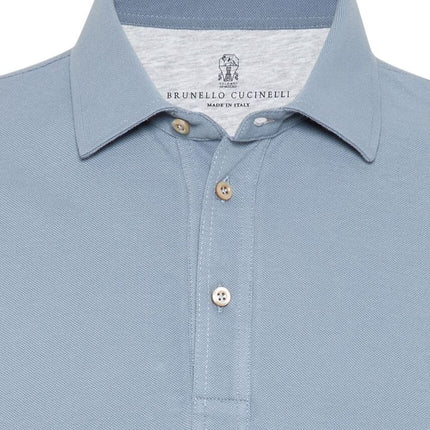 Brunello Cucinelli T-shirts and Polos Clear Blue