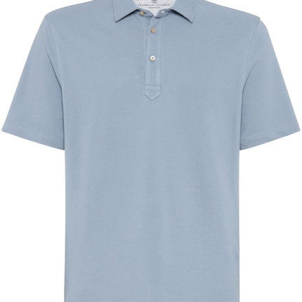 Brunello Cucinelli T-shirts and Polos Clear Blue