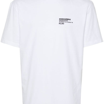 Dsquared2 T-shirts and Polos White