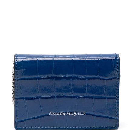 Alexander McQueen Wallets Blue