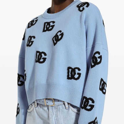 Dolce & Gabbana Sweaters Clear Blue