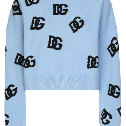 Dolce & Gabbana Sweaters Clear Blue