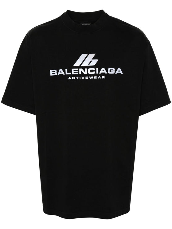 Balenciaga T-shirts and Polos Black