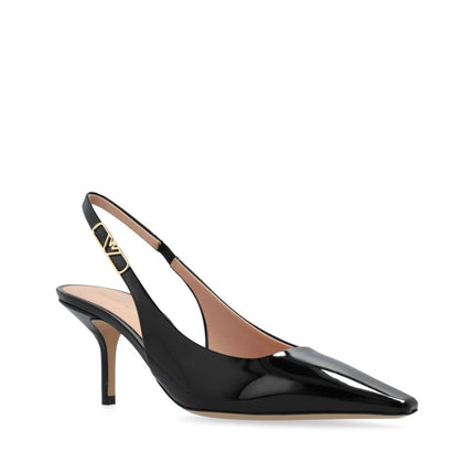 E 'CLAT With Heel Black