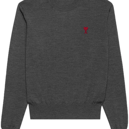 Ami Paris Sweaters Grey