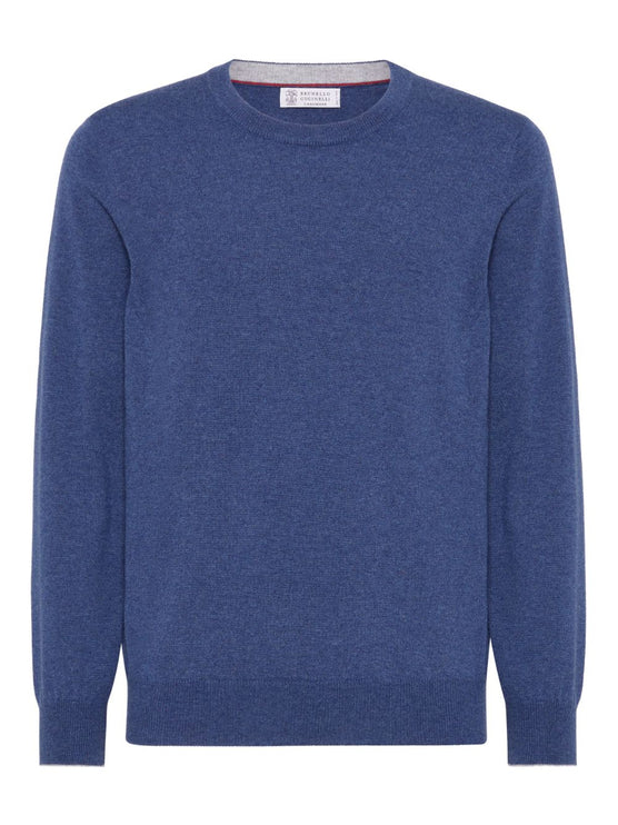 Brunello Cucinelli Sweaters Clear Blue