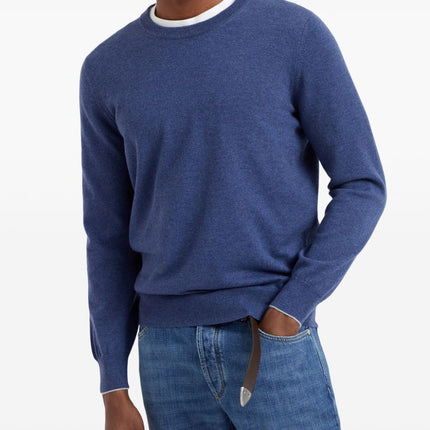 Brunello Cucinelli Sweaters Clear Blue