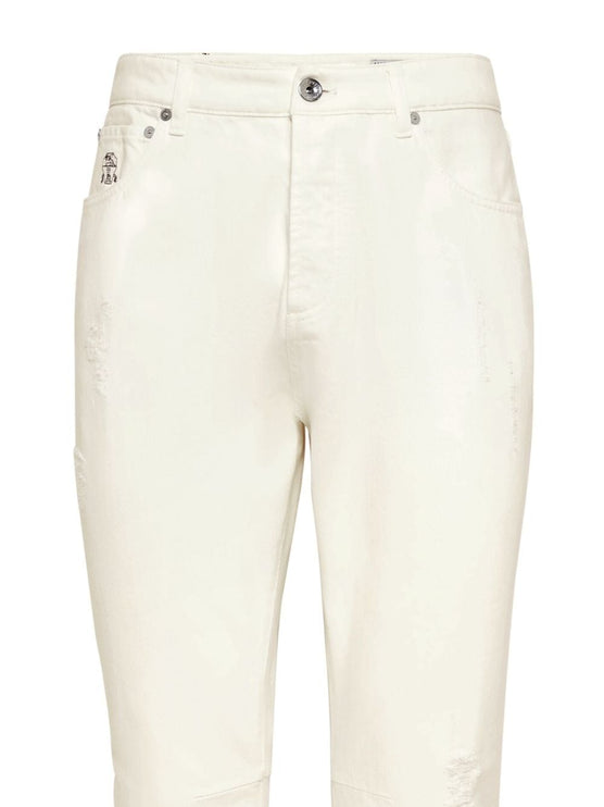 Brunello Cucinelli Jeans White