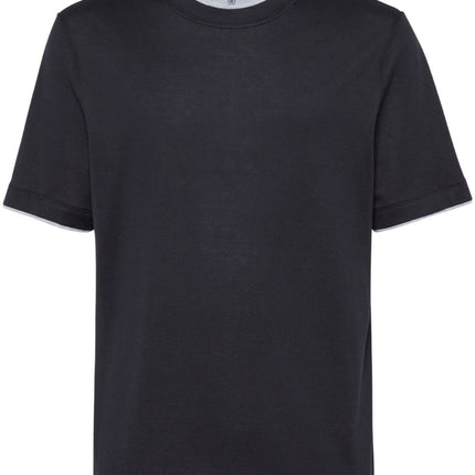 Brunello Cucinelli T-shirts and Polos Black