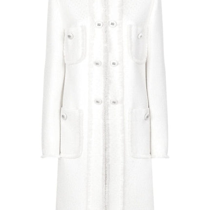 Dolce & Gabbana Coats Cream