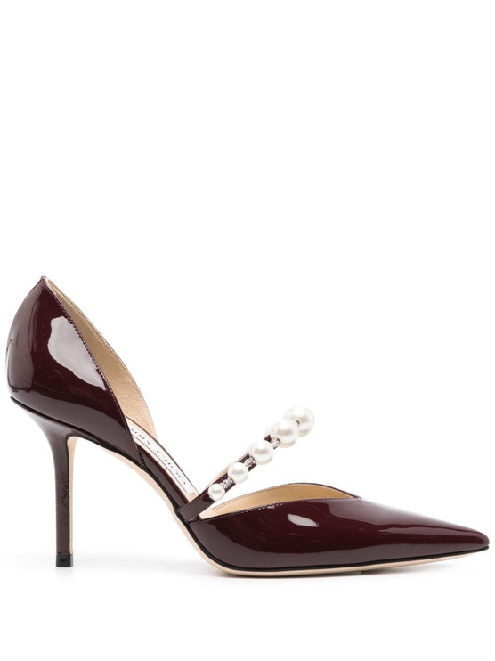 Jimmy Choo With Heel Bordeaux