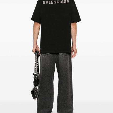 Balenciaga T-shirts and Polos Black