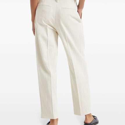 Brunello Cucinelli Trousers White