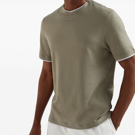 Brunello Cucinelli T-shirts and Polos Green