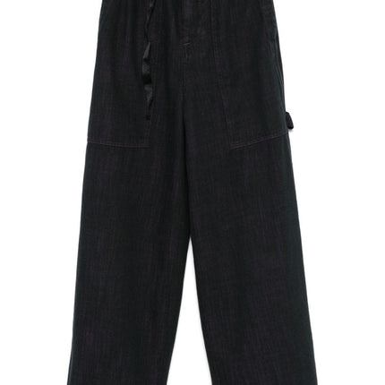 WHITE SAND Trousers Black