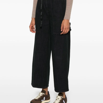 WHITE SAND Trousers Black