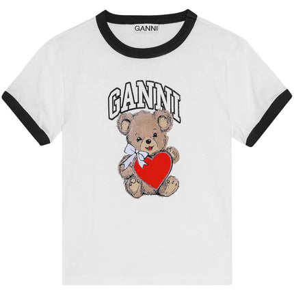 GANNI T-shirts and Polos White