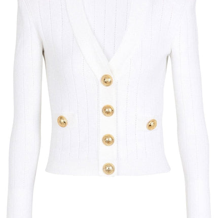 Balmain Sweaters White