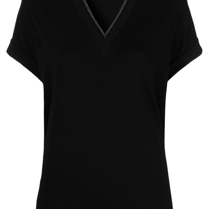 Brunello Cucinelli T-shirts and Polos Black