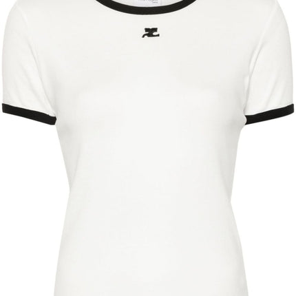 COURREGES PRE T-shirts and Polos White