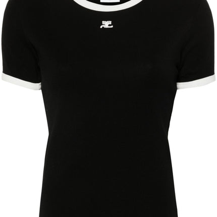 COURREGES PRE T-shirts and Polos Black