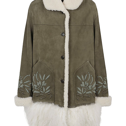 Ermanno Scervino Coats Green