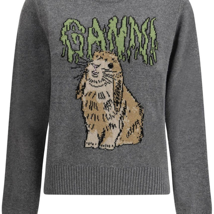 GANNI Sweaters Grey