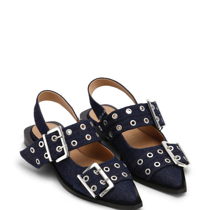 GANNI Flat shoes Blue